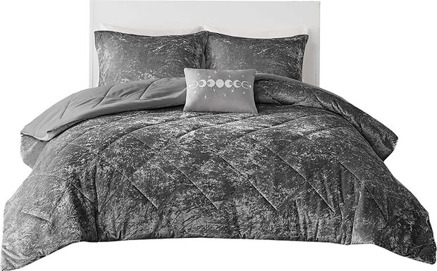 Bajaro Gray King Comforter Set