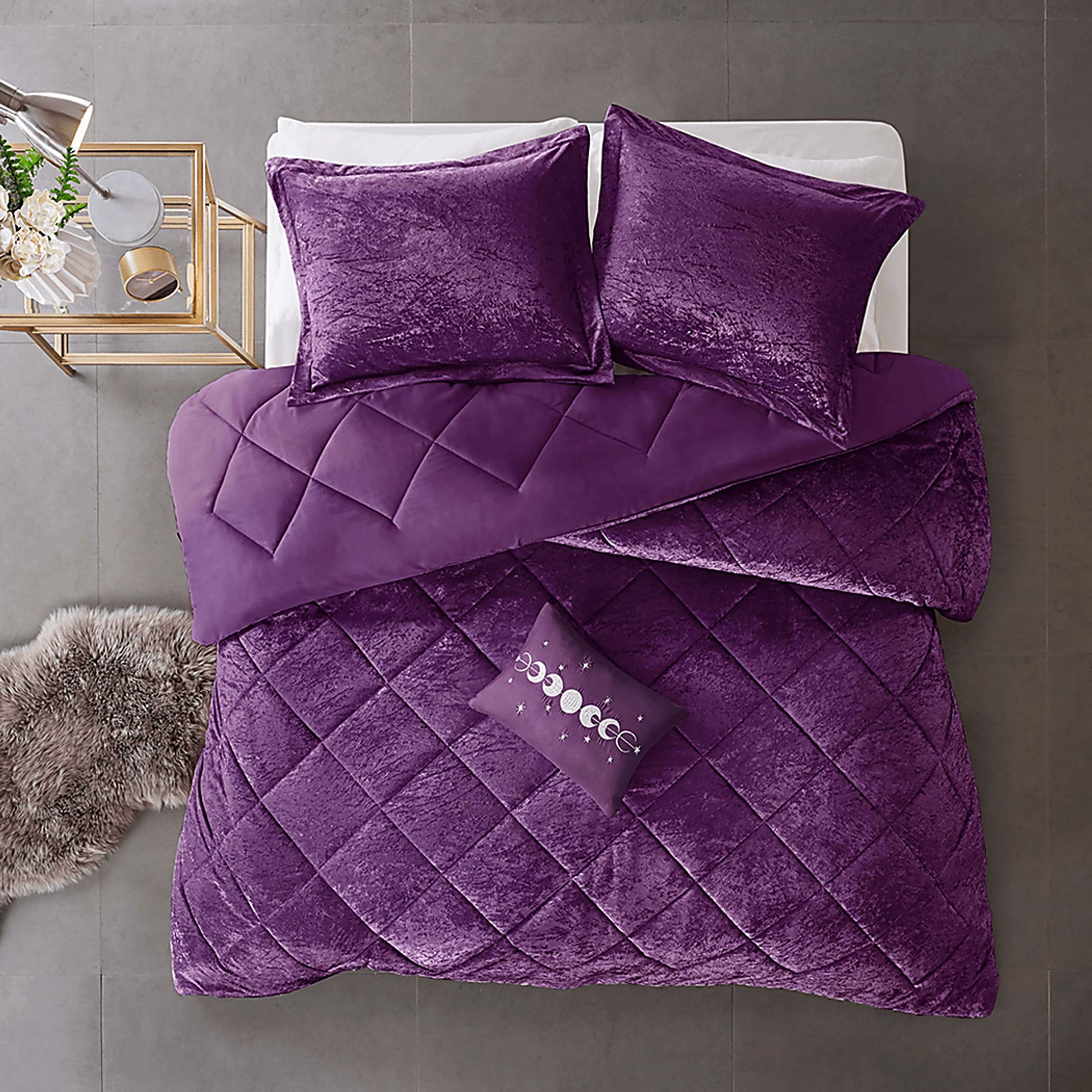 Bajaro Purple King Comforter Set - Image 8