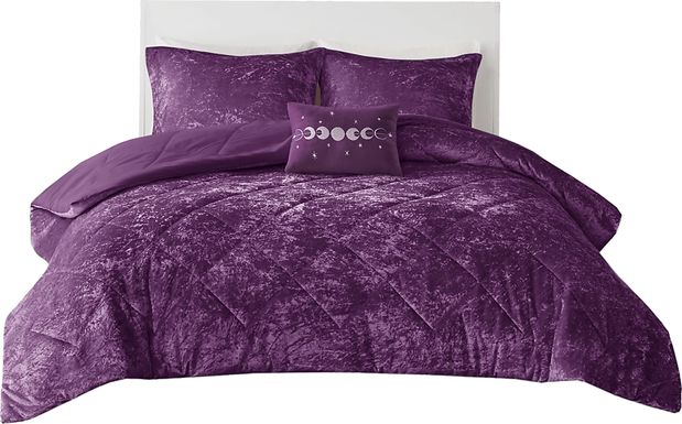 Bajaro Purple King Comforter Set