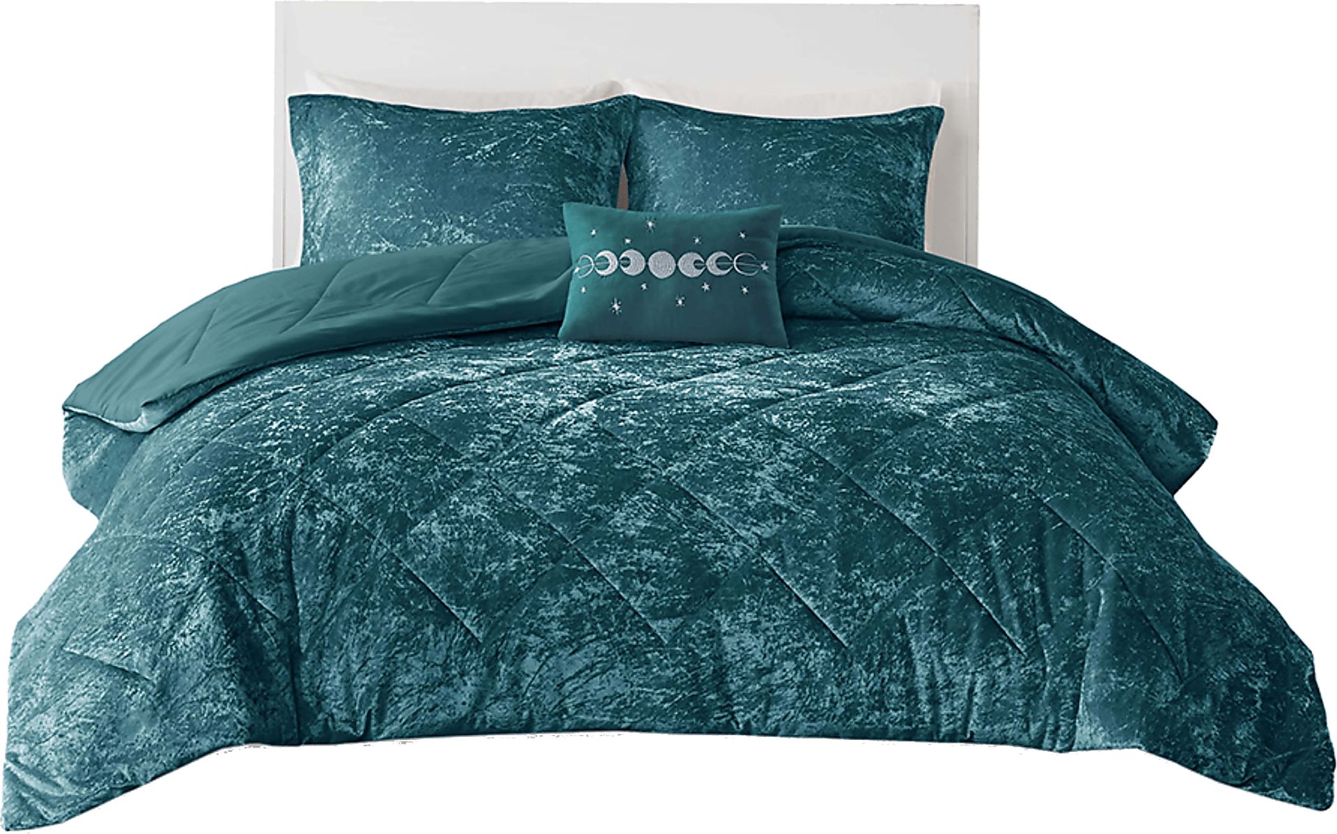Bajaro Teal King Comforter Set - Image 1