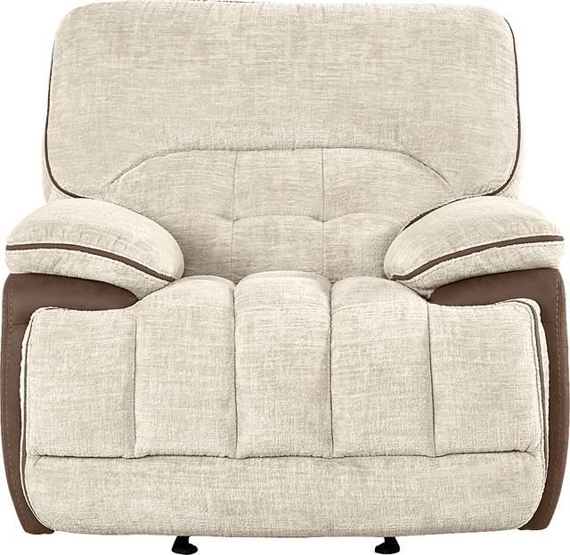 Bakersfield Beige Glider Recliner - Thumbnail - Image 2
