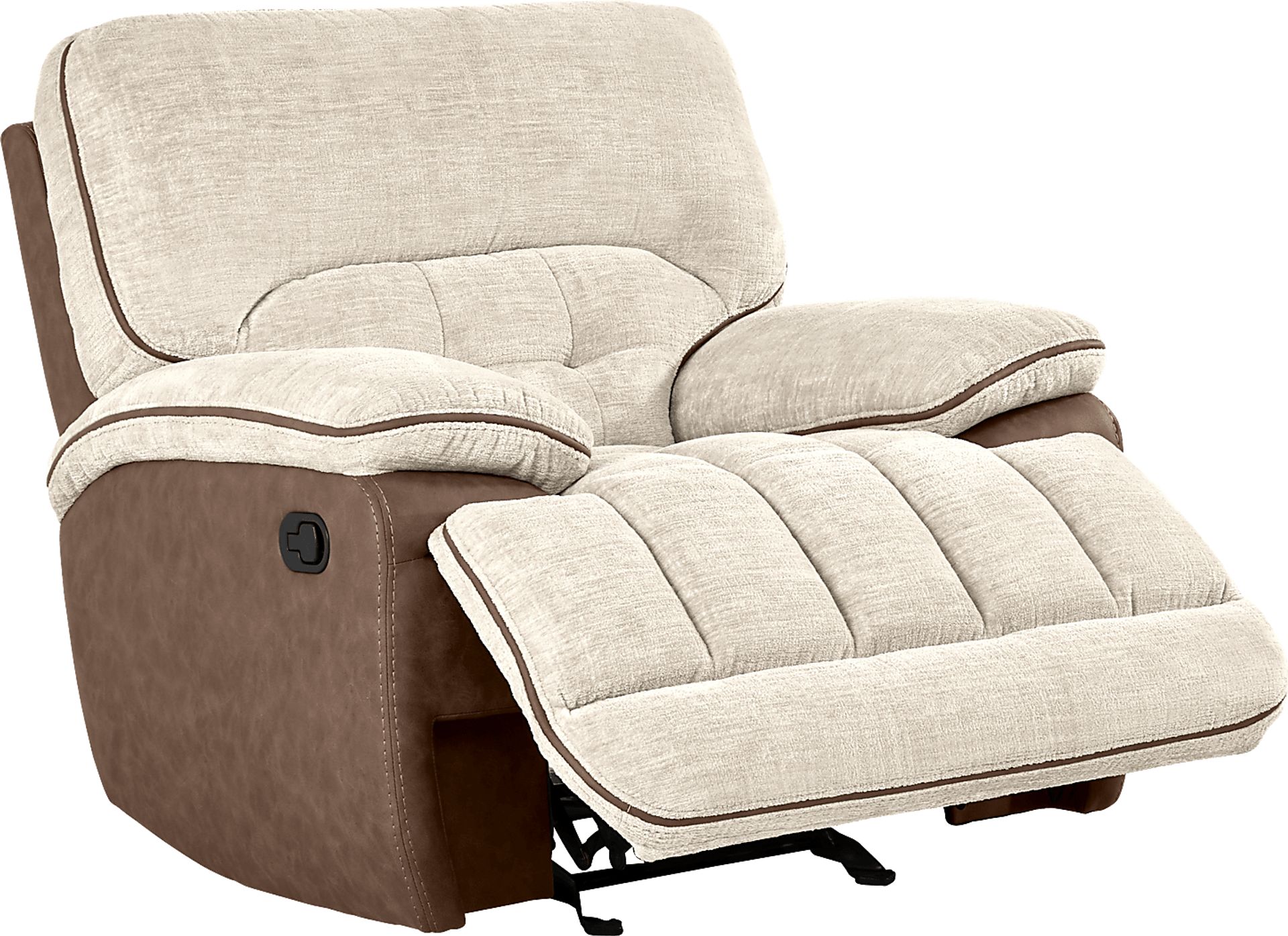 Bakersfield Beige Glider Recliner - Image 1