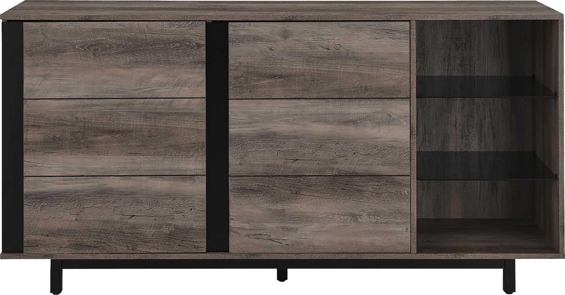 Balamos Gray Sideboard - Image 2