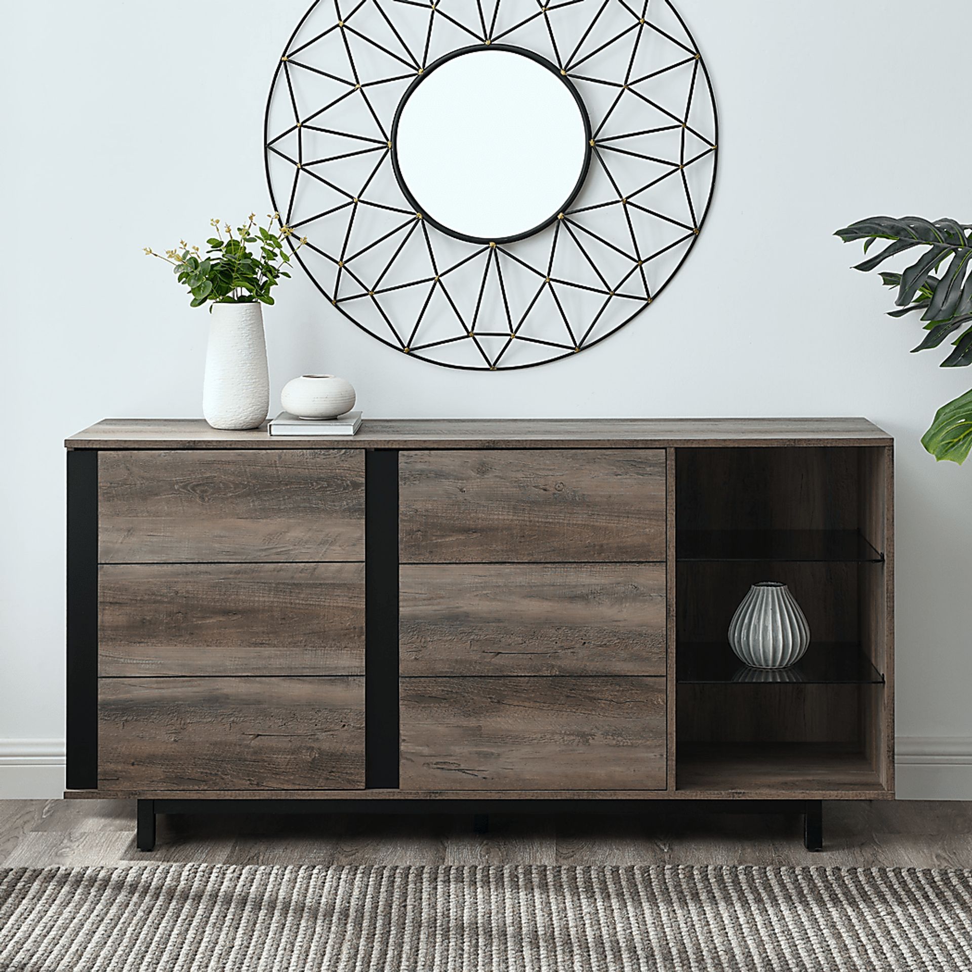 Balamos Gray Sideboard - Image 6