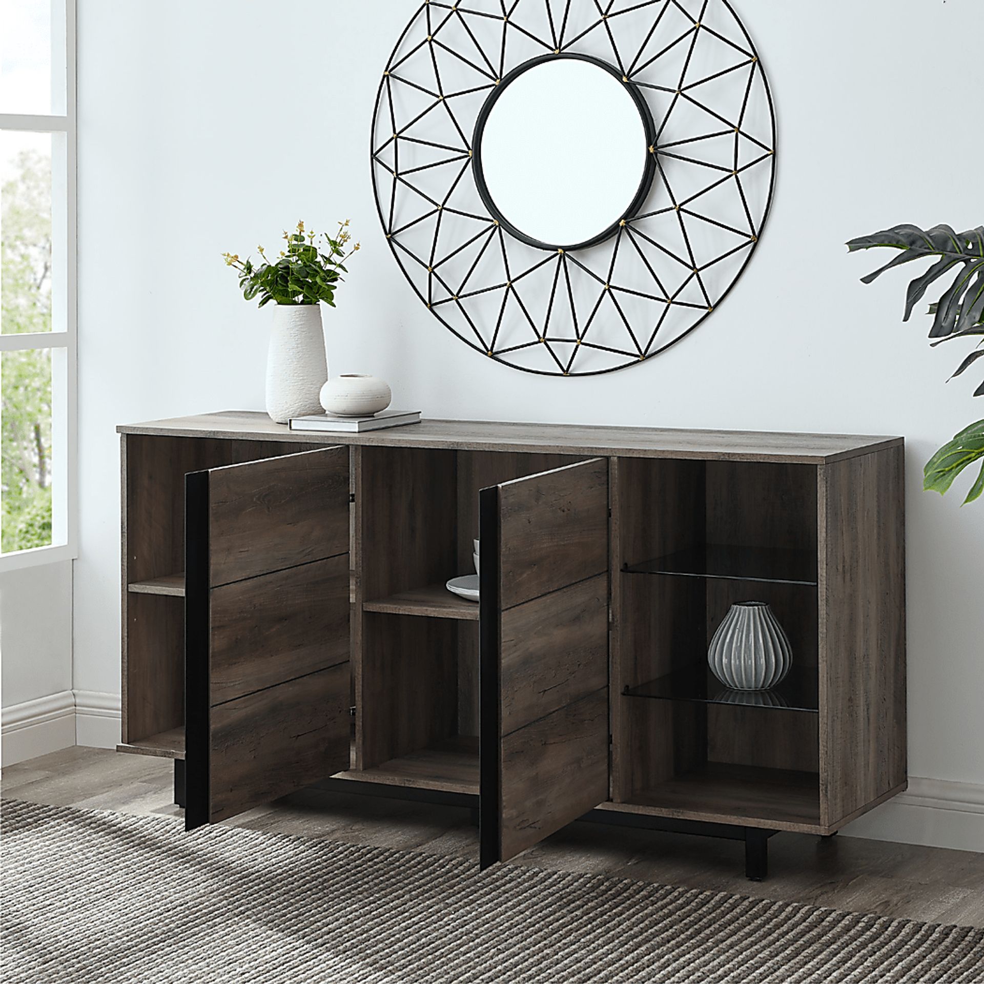 Balamos Gray Sideboard - Image 7