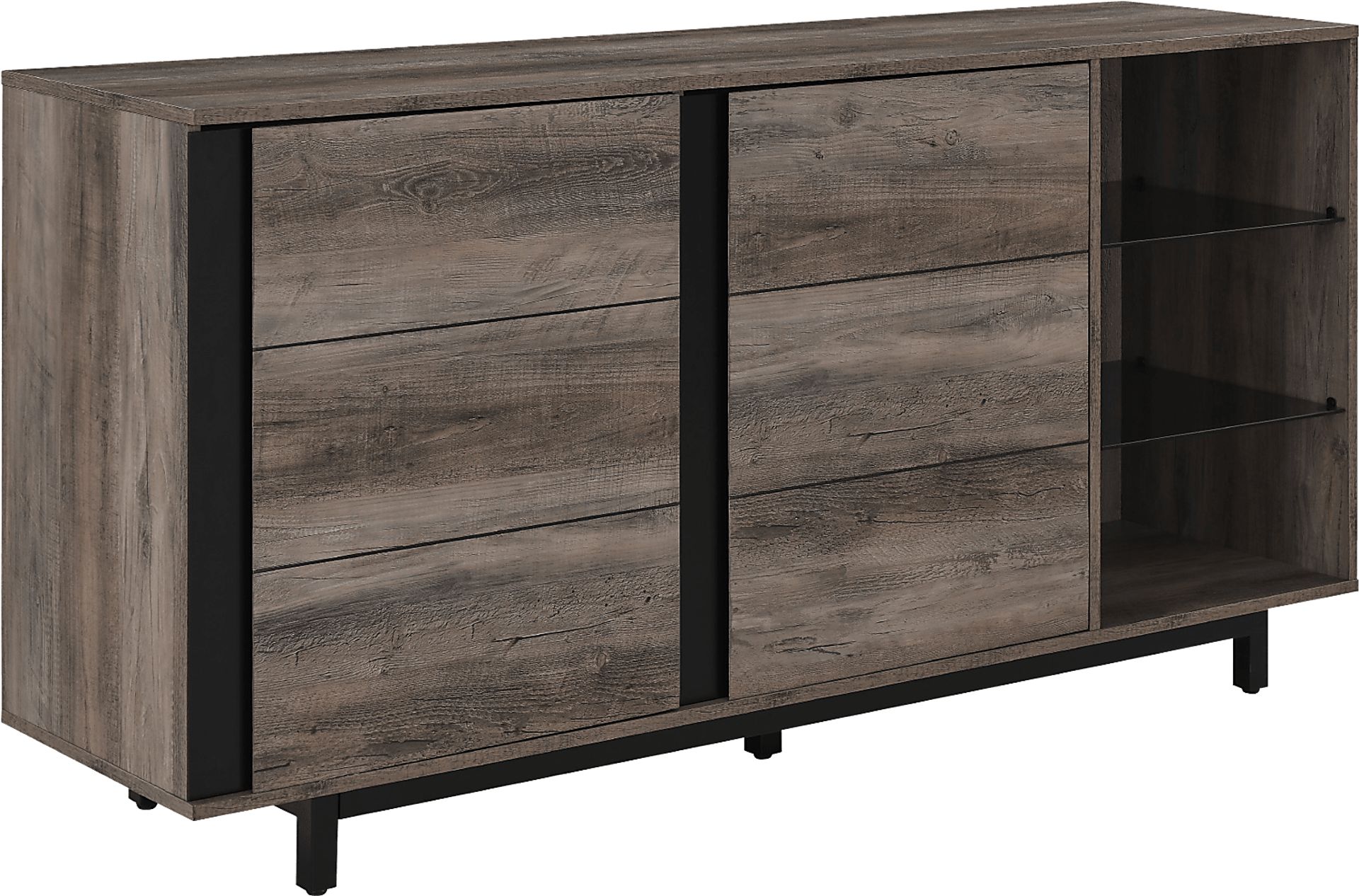 Balamos Gray Sideboard - Image 1