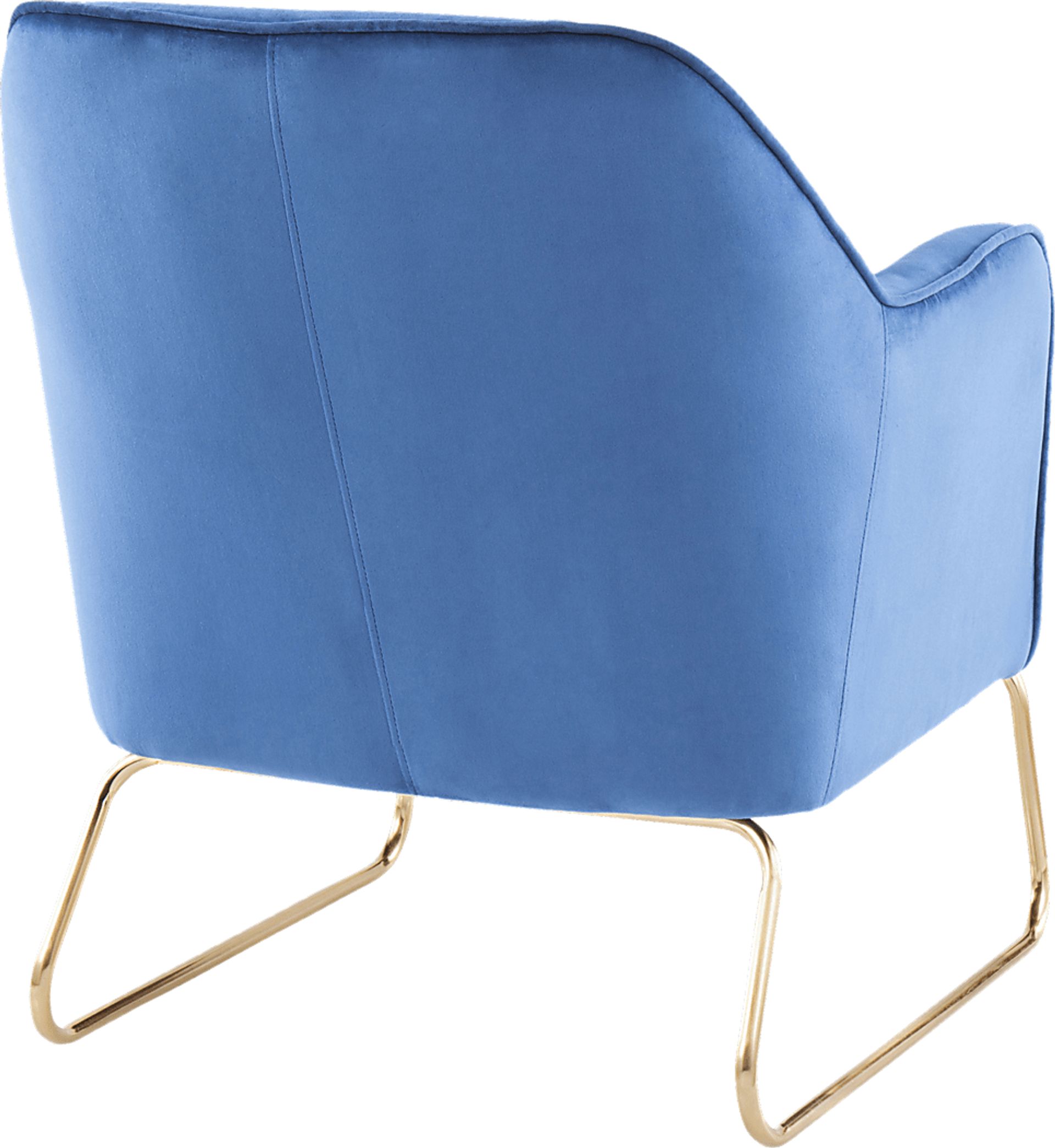 Balard Blue Accent Chair - Image 2
