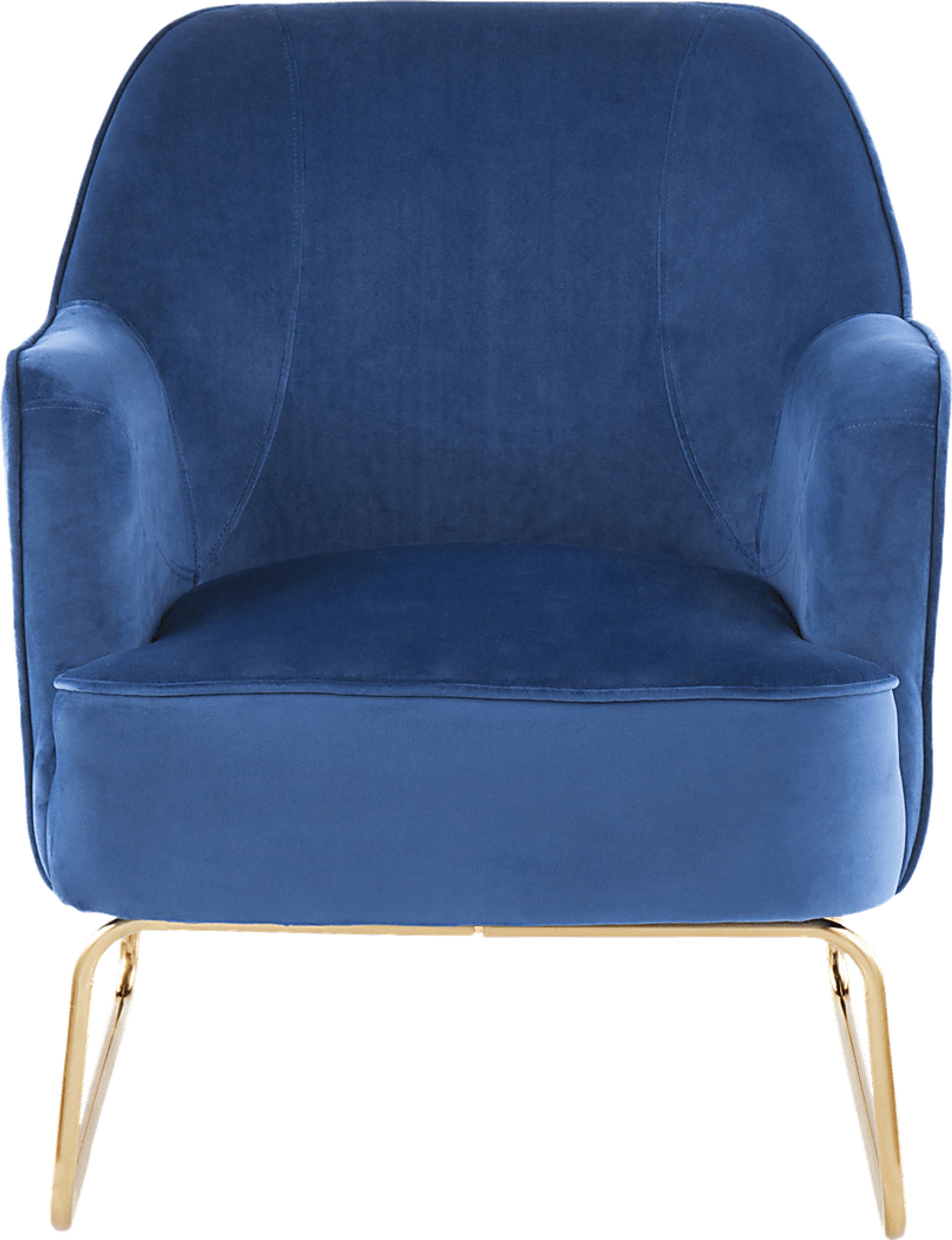 Balard Blue Accent Chair - Image 3