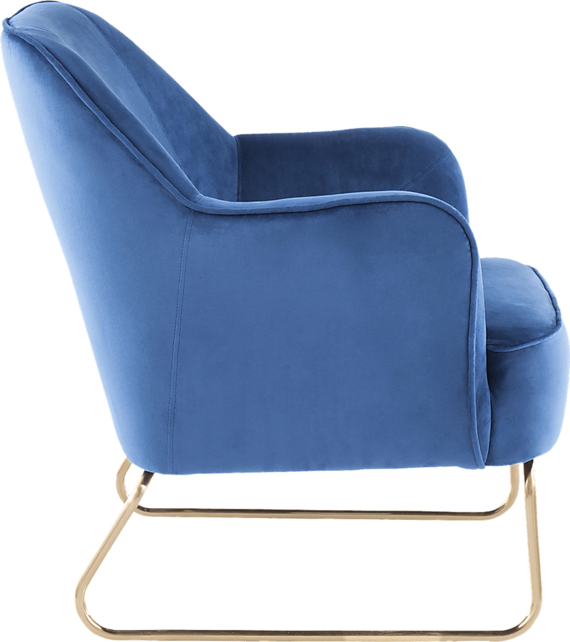 Balard Blue Accent Chair - Image 4