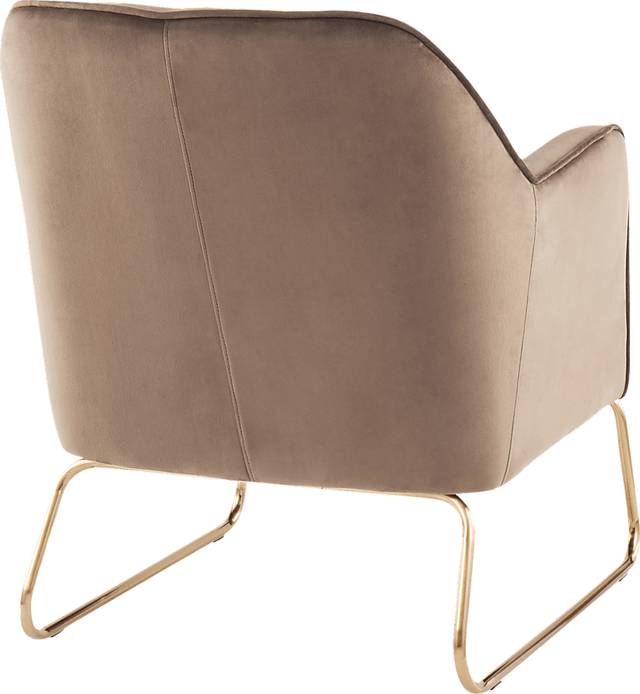 Balard Brown Accent Chair - Thumbnail - Image 2