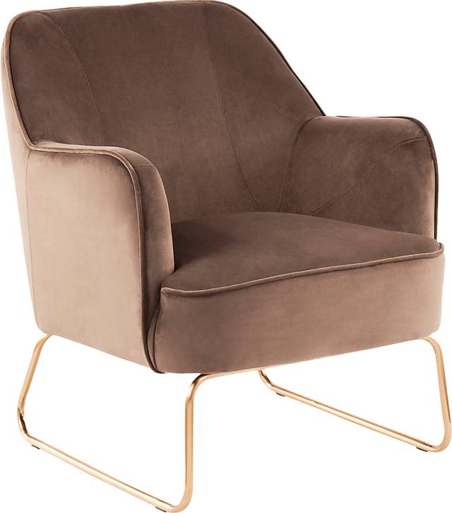 Balard Brown Accent Chair - Thumbnail - Image 1