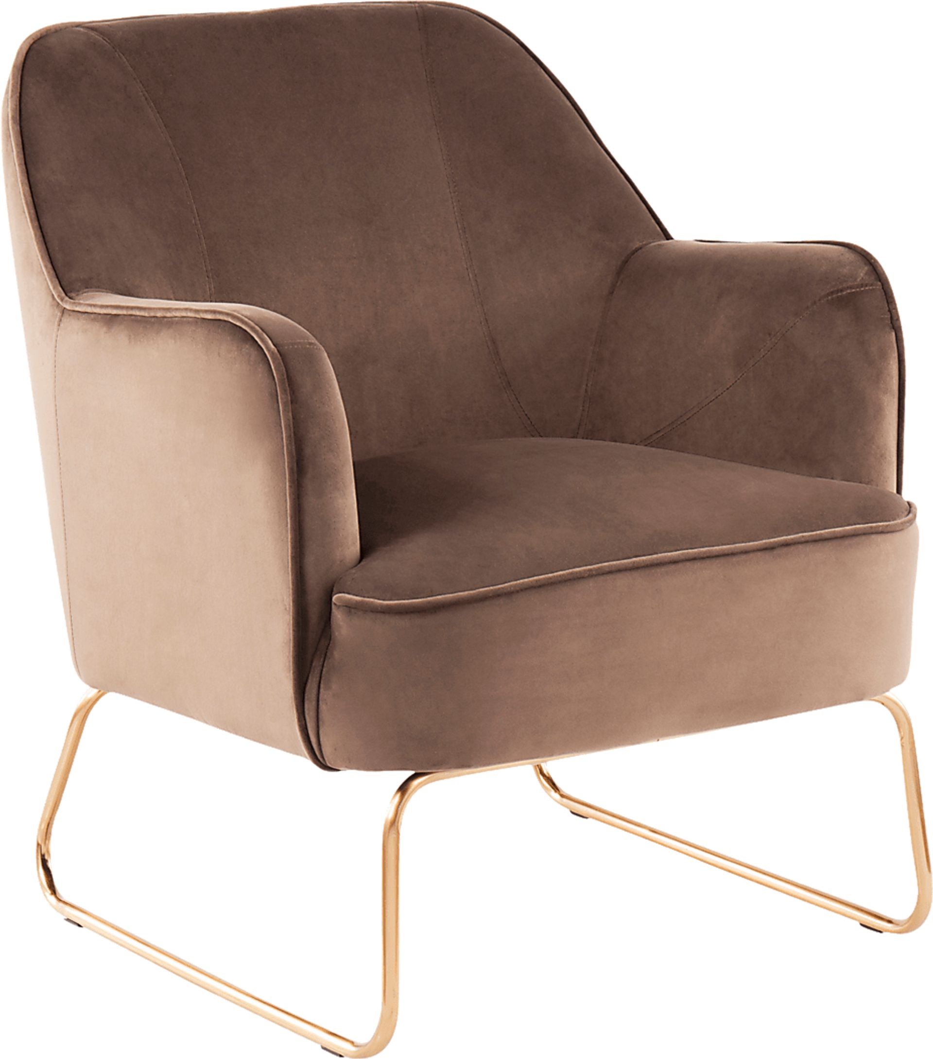 Balard Brown Accent Chair - Image 1