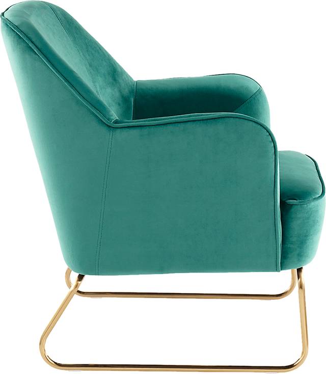 Balard Green Accent Chair - Thumbnail - Image 4