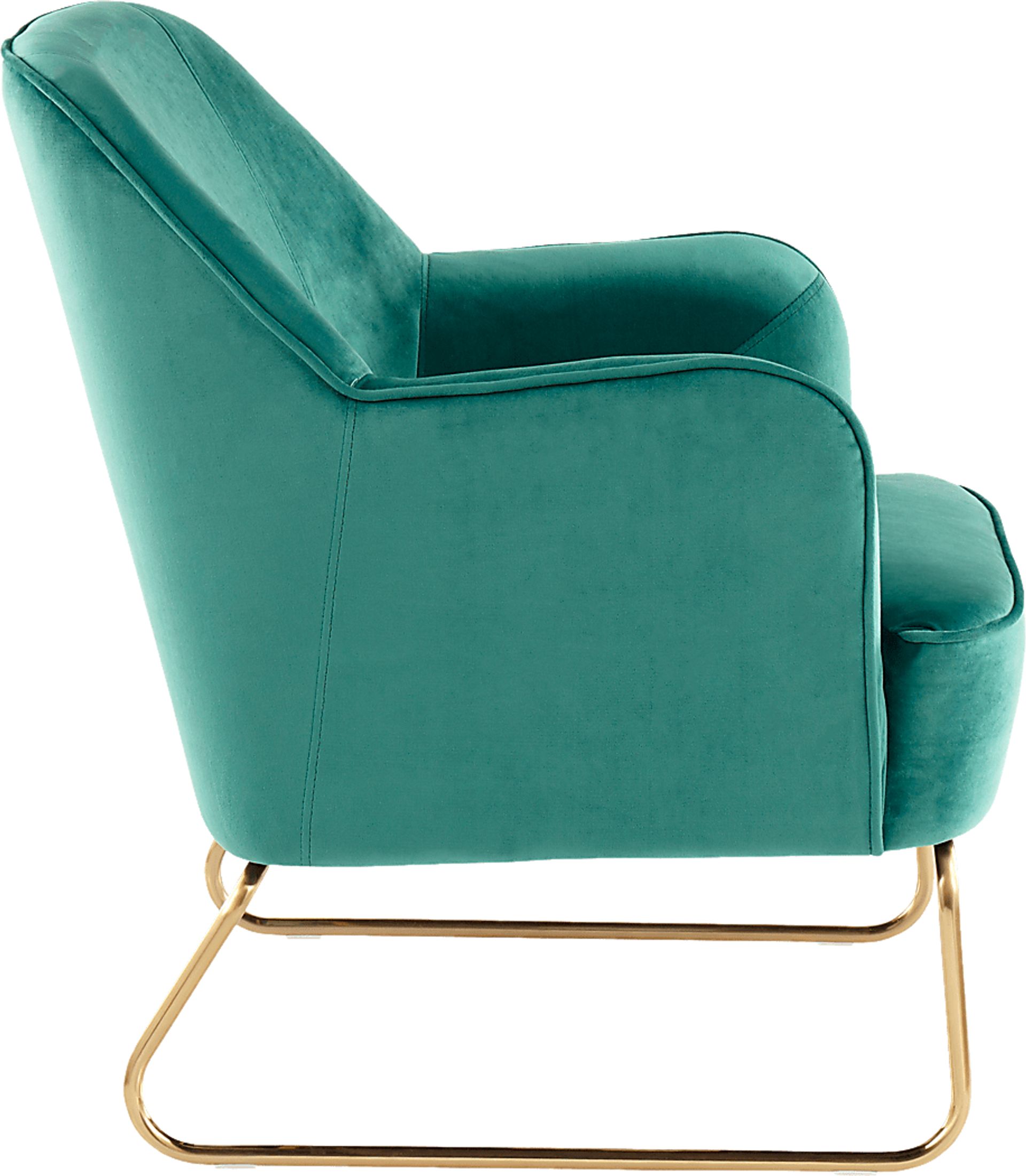 Balard Green Accent Chair - Image 4