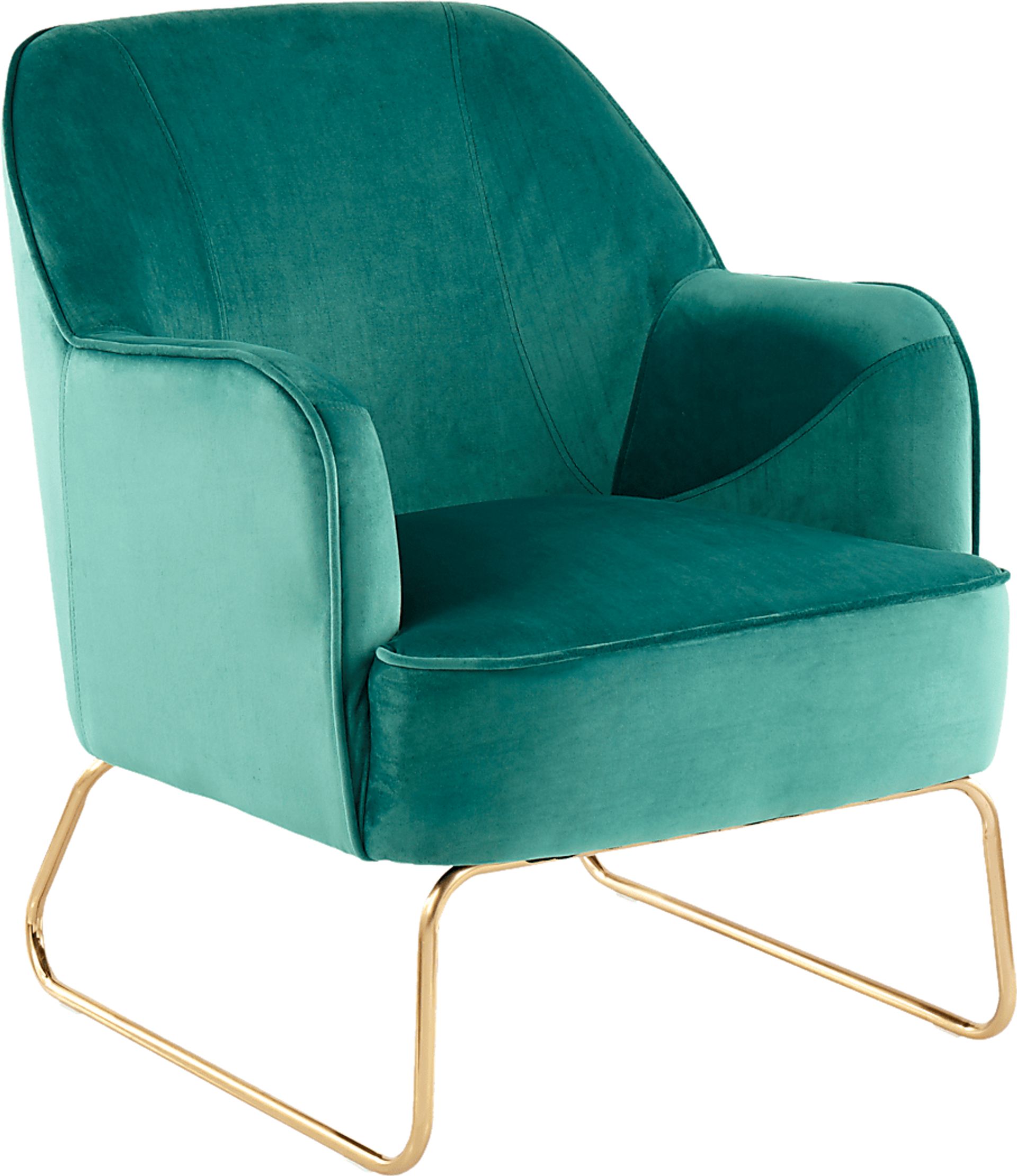 Balard Green Accent Chair - Image 1