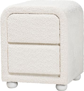 Balcary White Nightstand