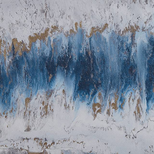 Balceta Blue Framed Gel Coated Canvas - Thumbnail - Image 3