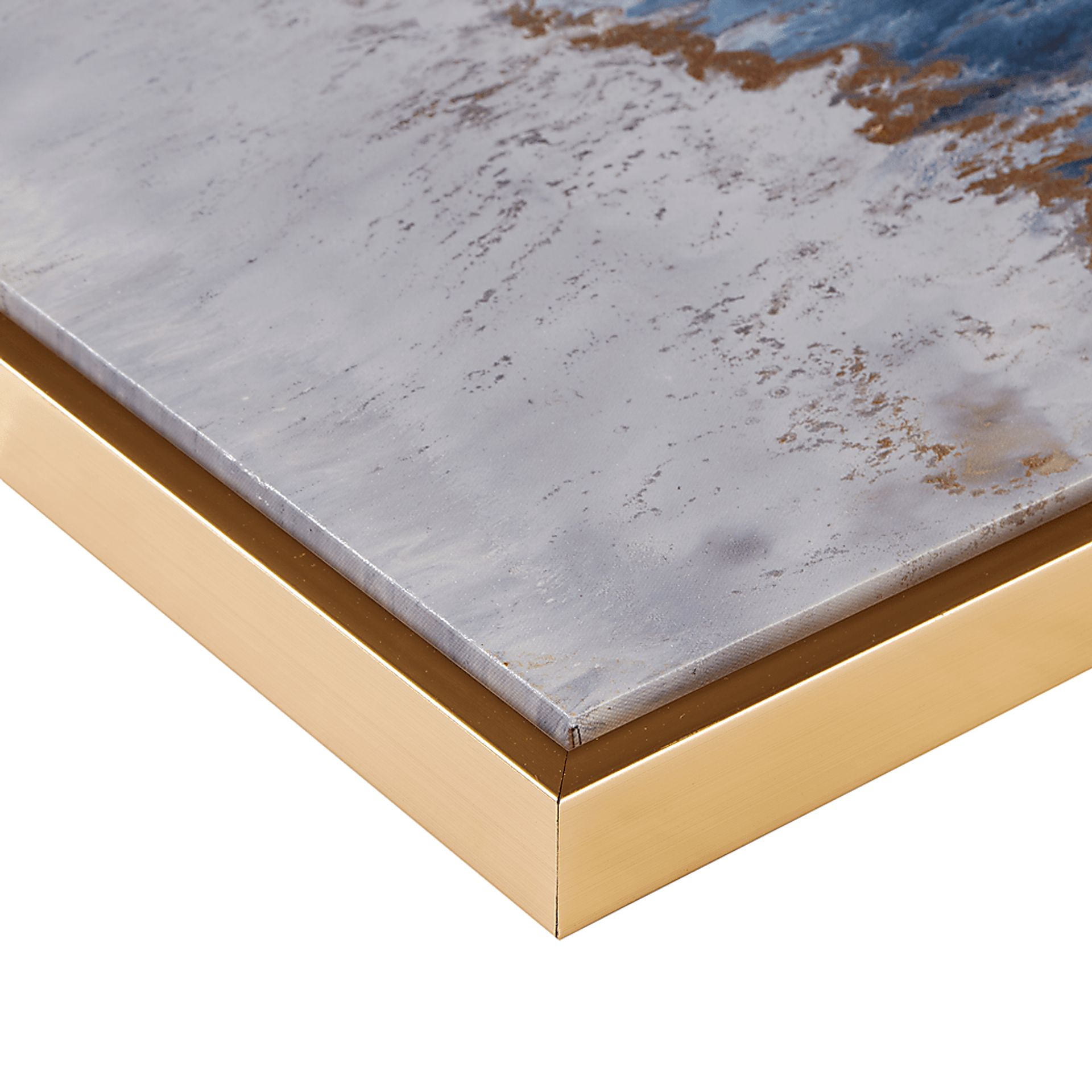 Balceta Blue Framed Gel Coated Canvas - Image 4