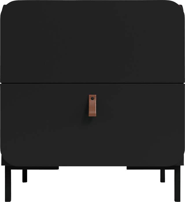 Balcome Black Nightstand - Thumbnail - Image 4
