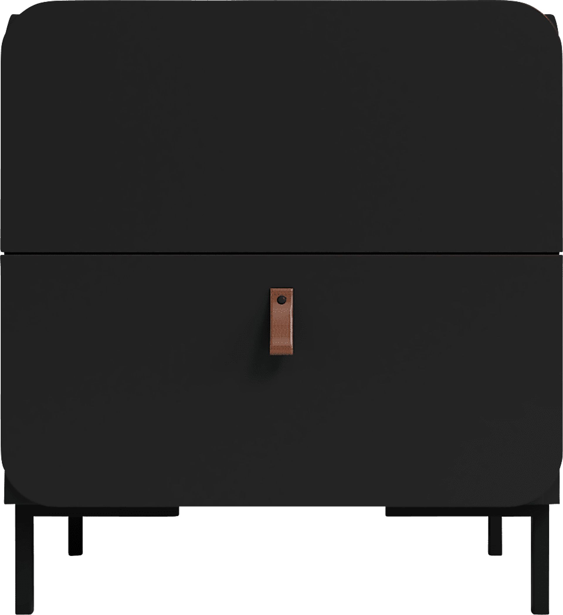 Balcome Black Nightstand - Image 4