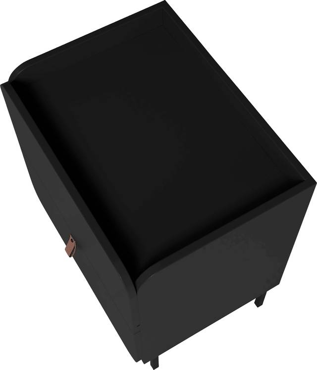 Balcome Black Nightstand - Thumbnail - Image 6