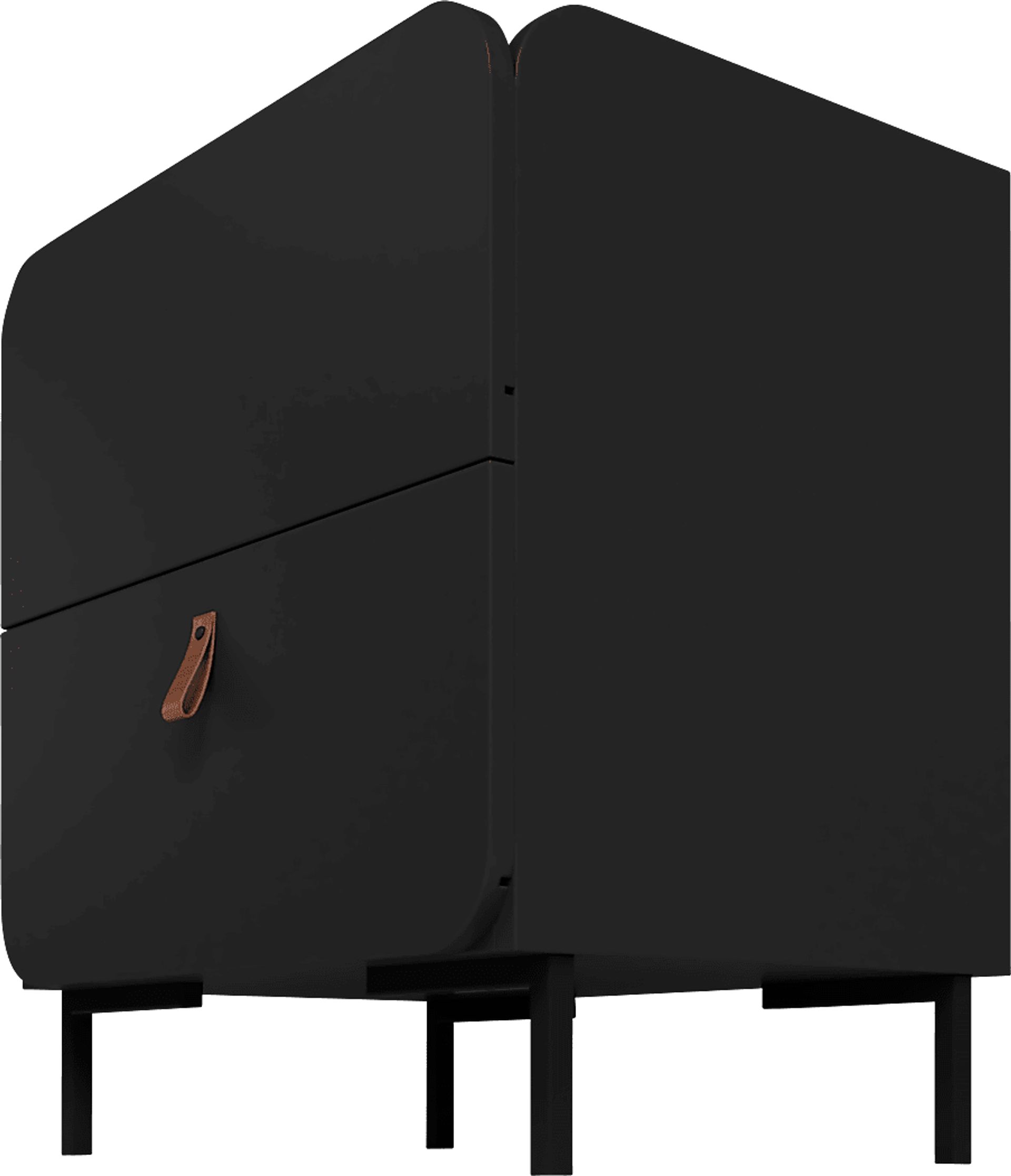 Balcome Black Nightstand - Image 7
