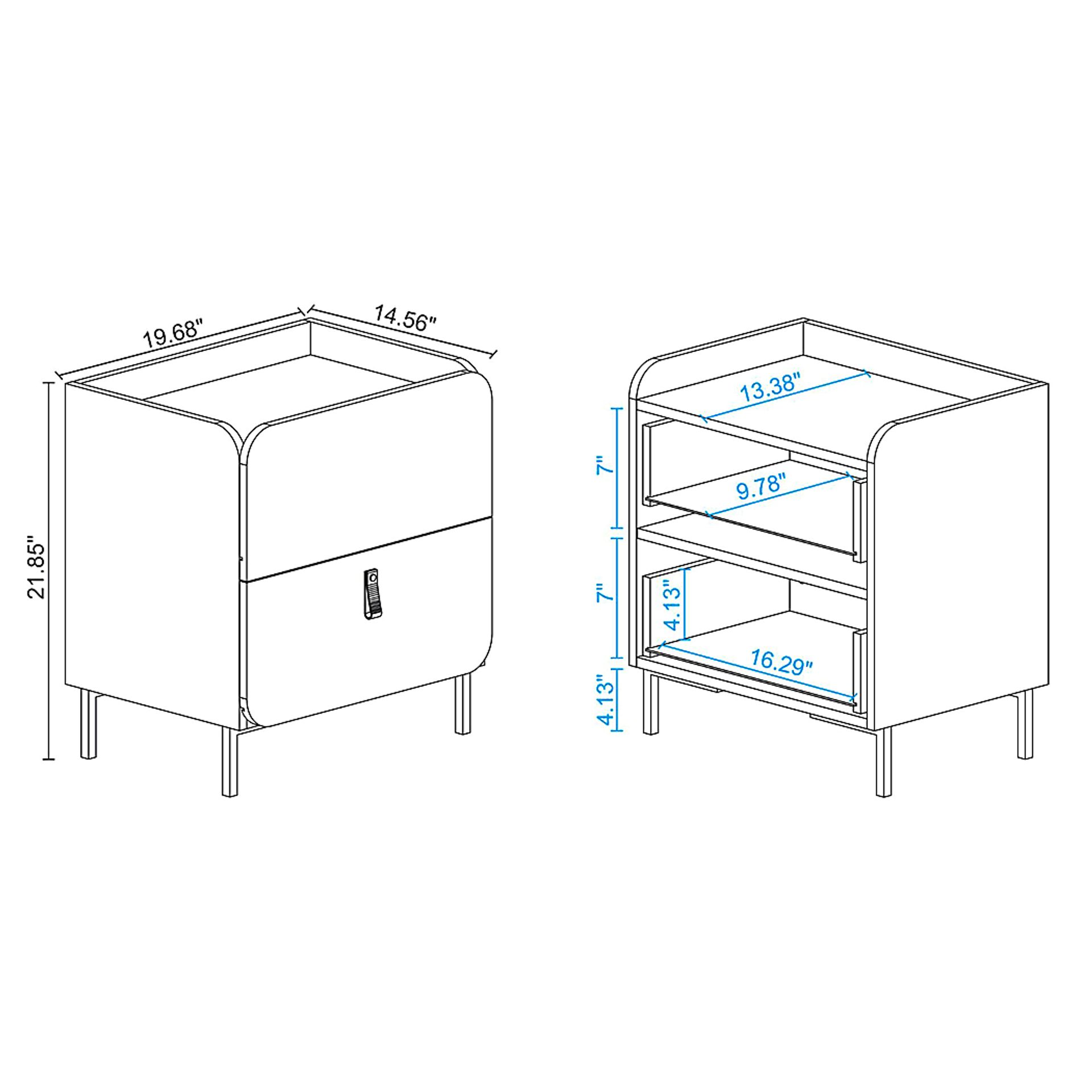 Balcome Black Nightstand - Image 8