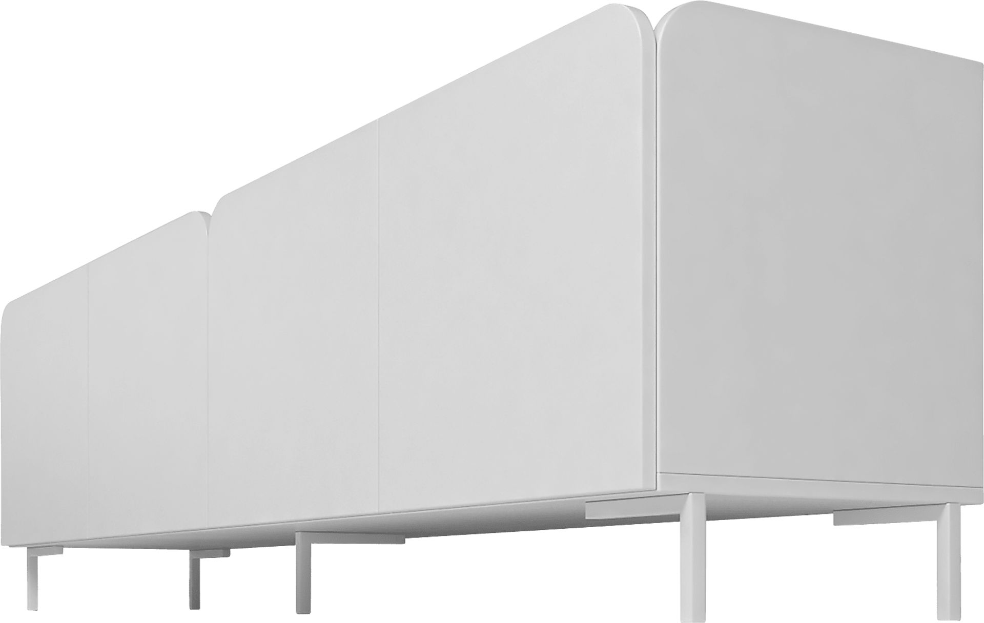 Balcome White 71 in. Console - Image 7