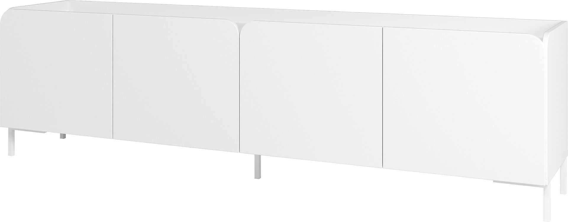 Balcome White 71 in. Console - Image 1