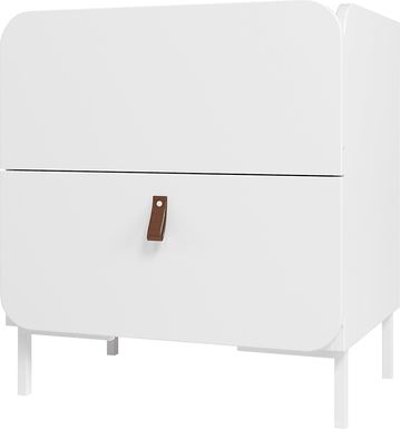 Balcome White Nightstand