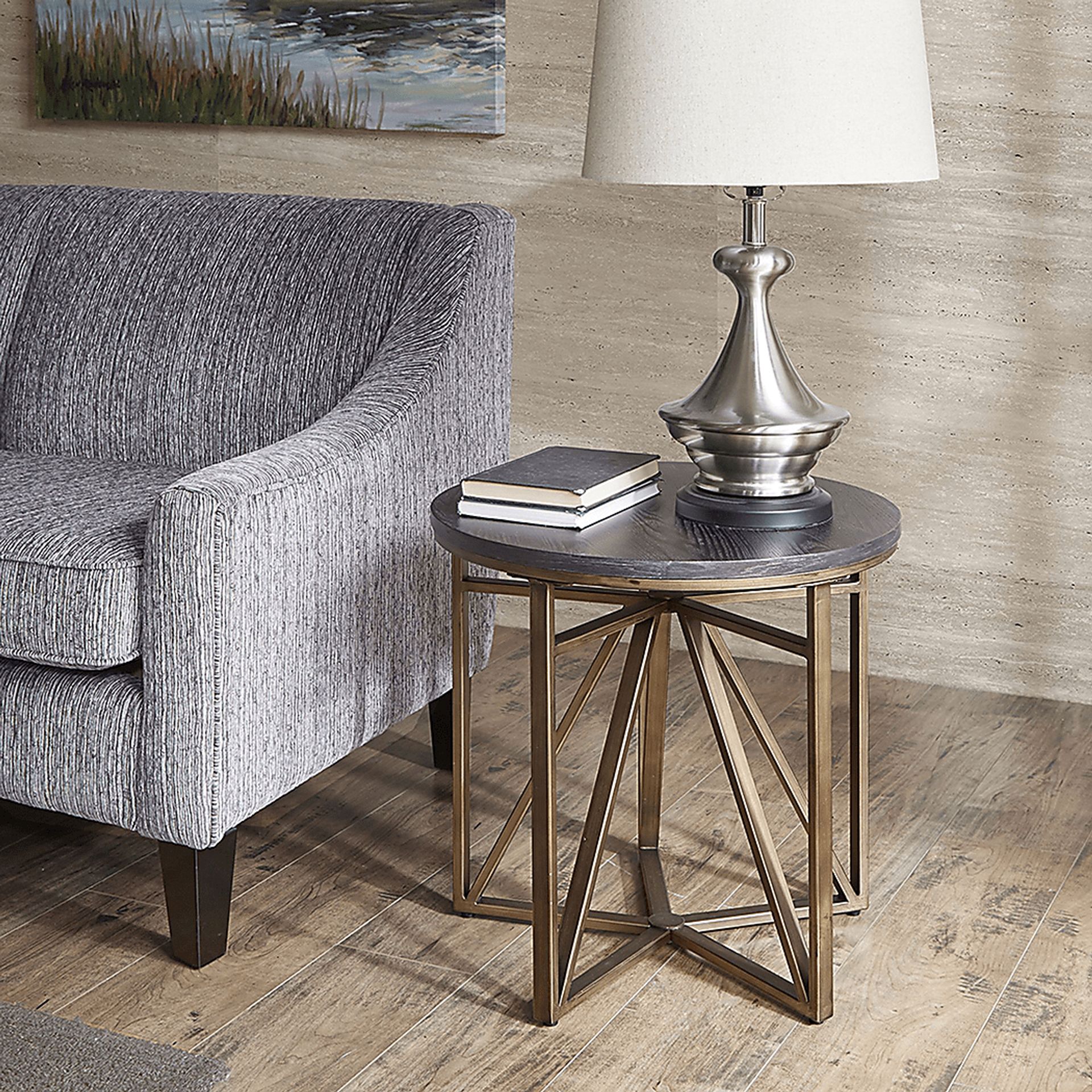 Baldinger Ebony End Table - Image 2