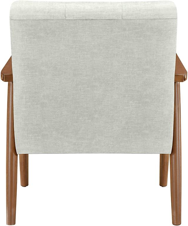 Balenan White Accent Chair - Thumbnail - Image 4