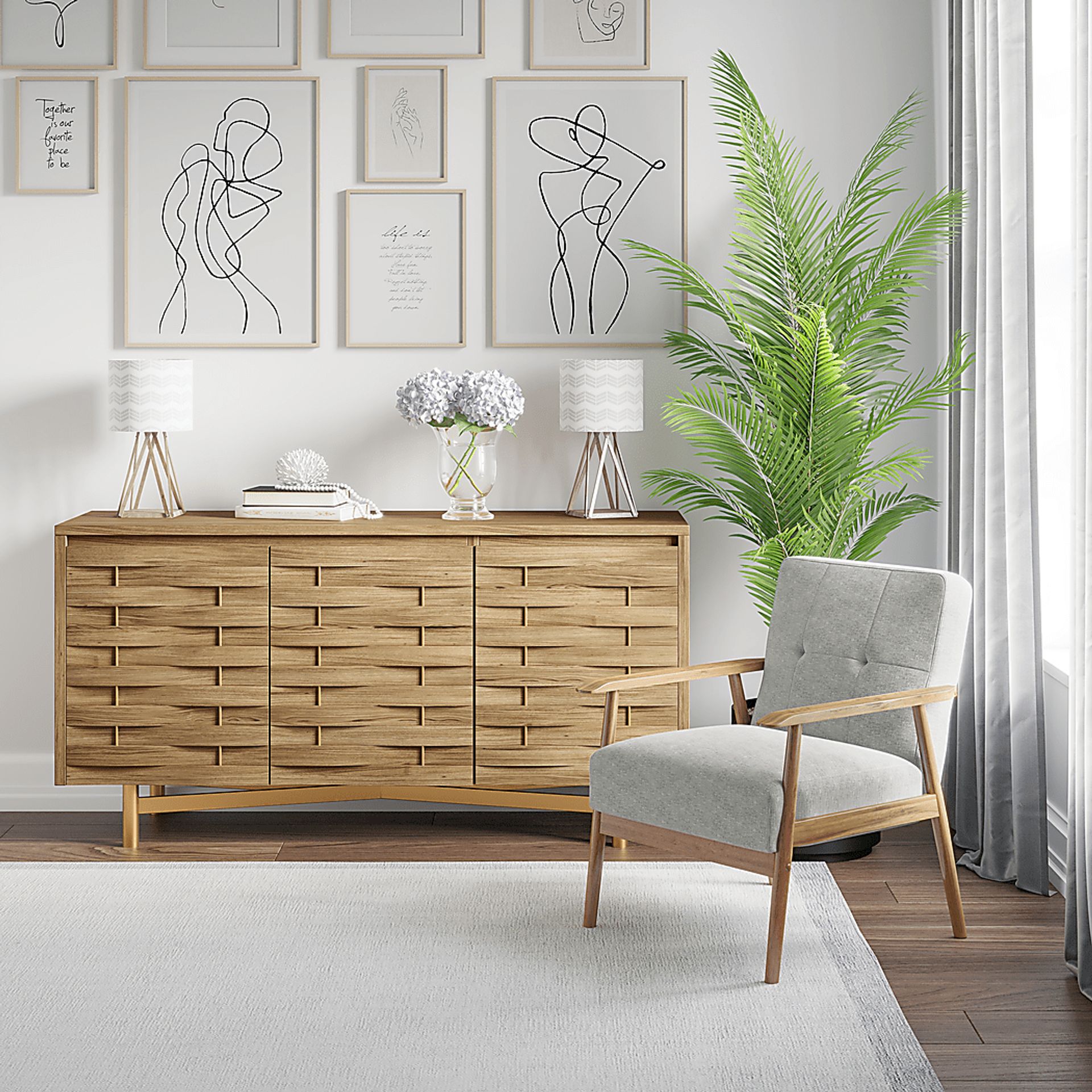 Balenan White Accent Chair - Image 7