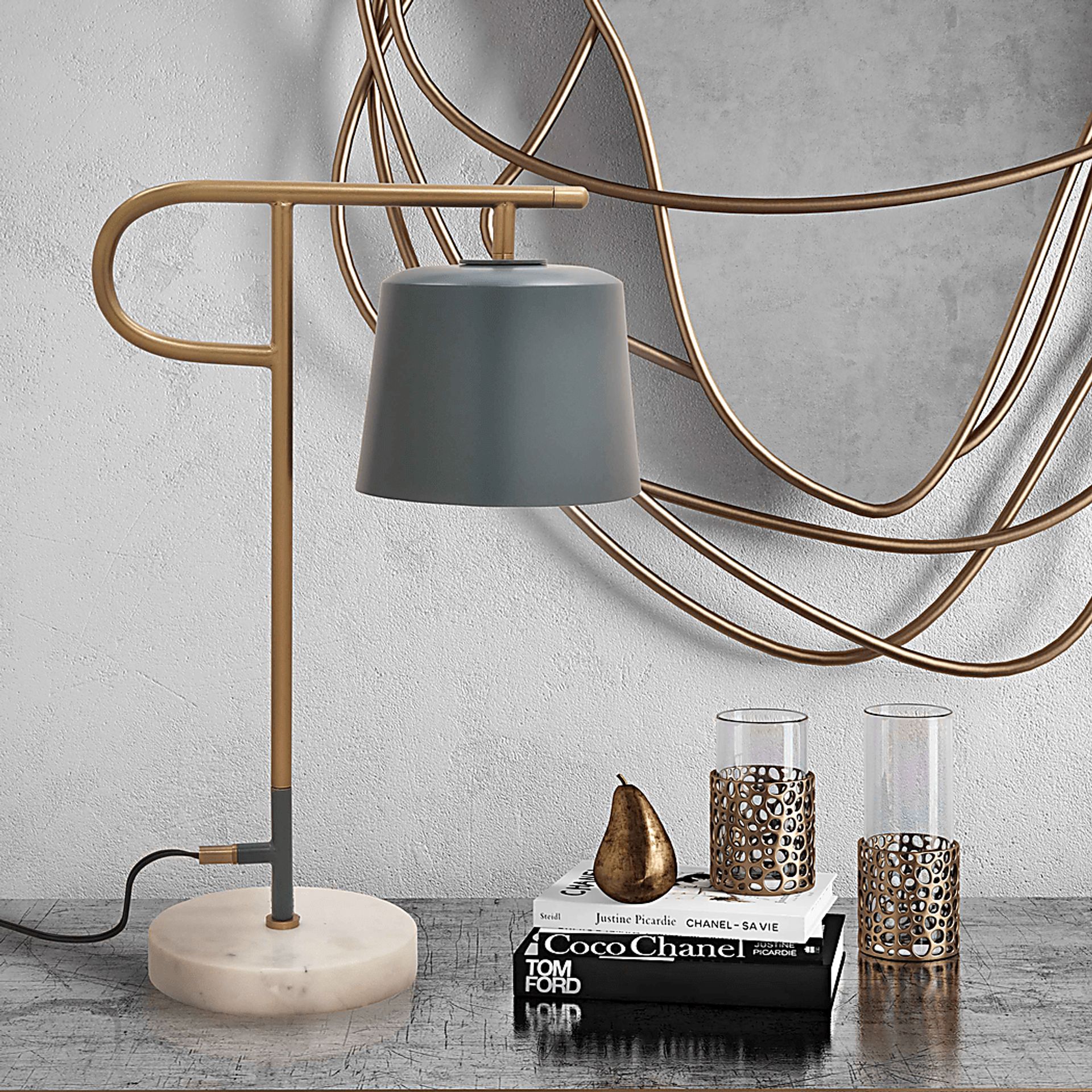Balenna Gray Table Lamp - Image 6