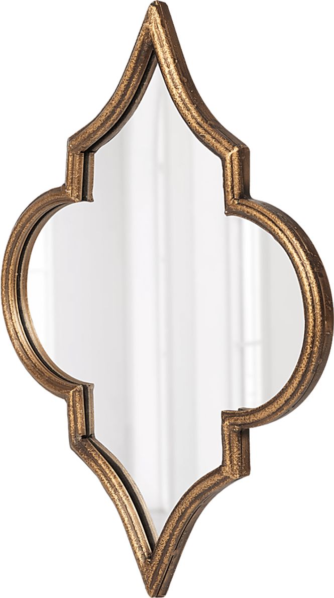 Balflour II Gold Wall Mirror