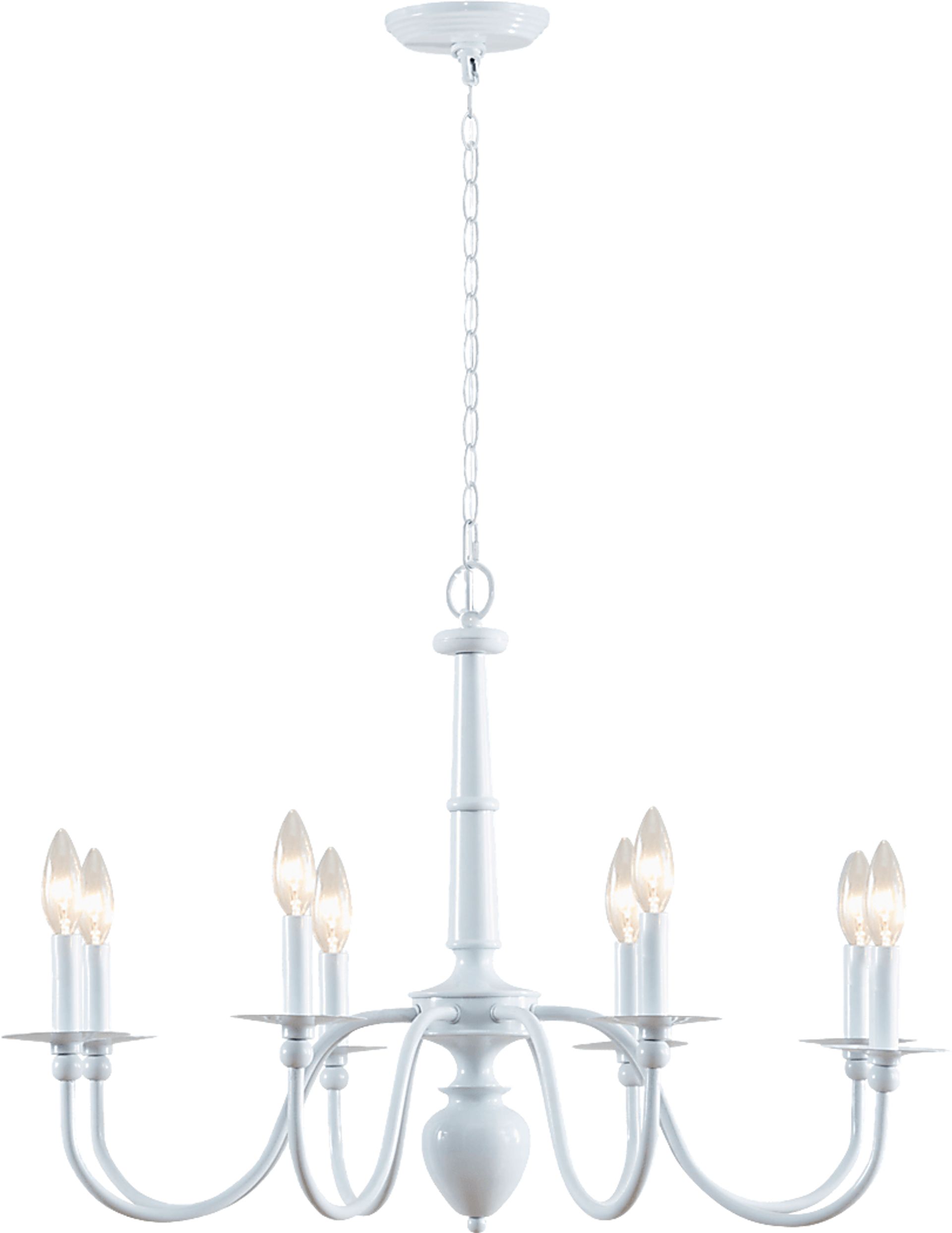 Balfour Oaks White Chandelier - Image 3