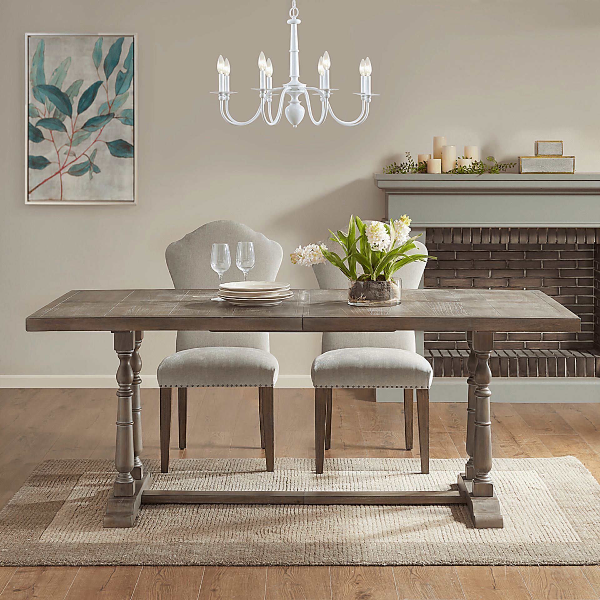 Balfour Oaks White Chandelier - Image 9