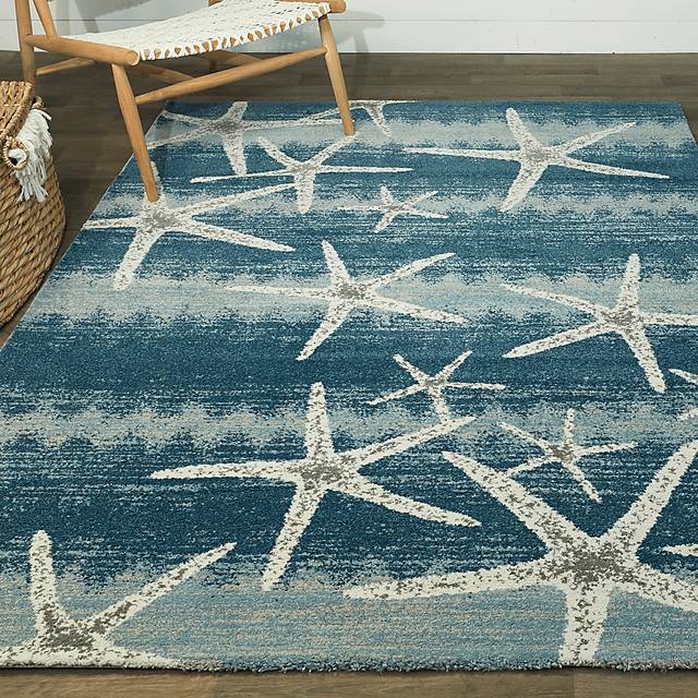 Baliwick Blue 5'3 x 7' Rug - Thumbnail - Image 2