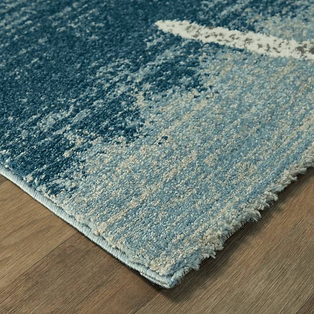 Baliwick Blue 5'3 x 7' Rug - Thumbnail - Image 4