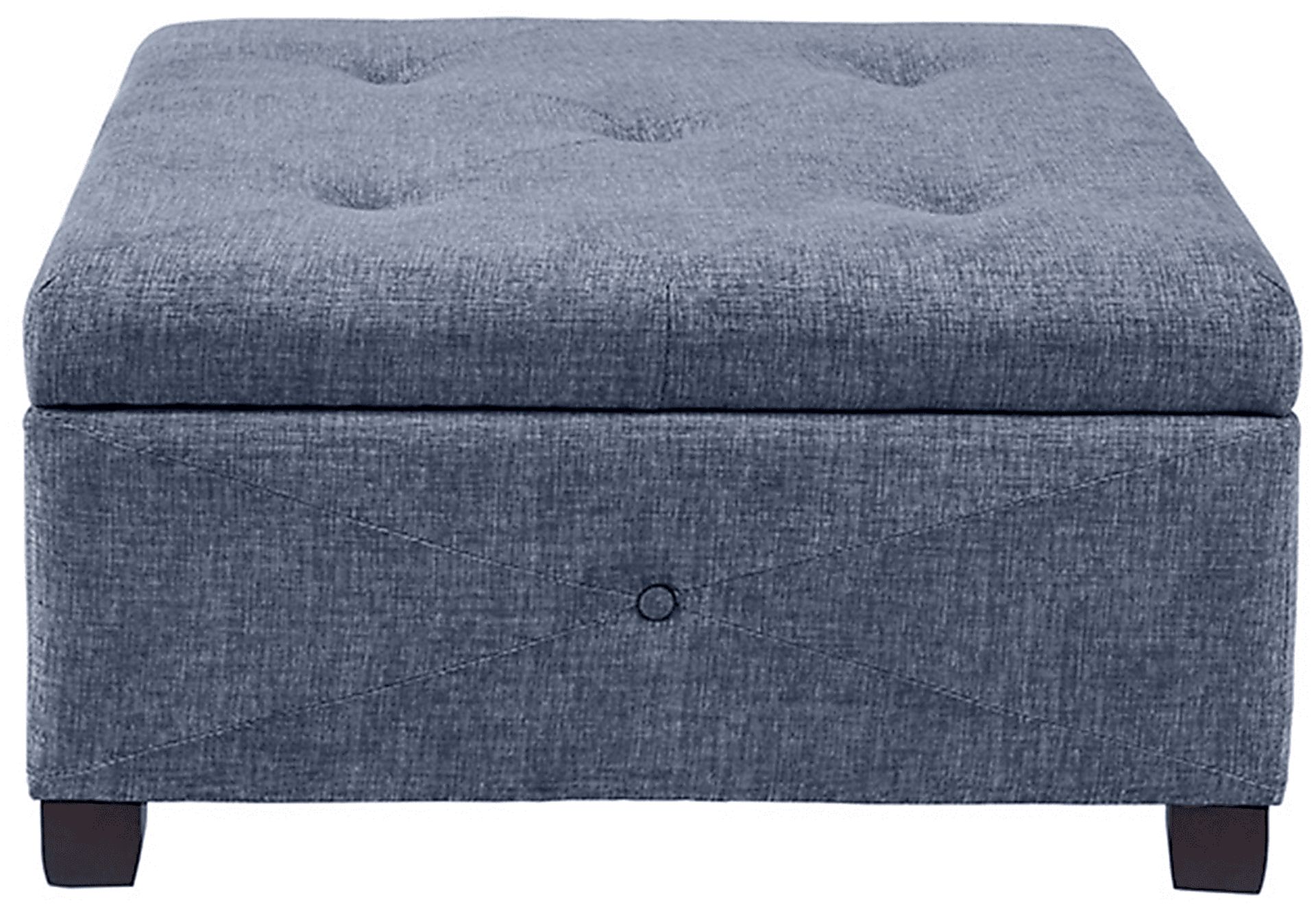 Balkin Blue Ottoman - Image 2