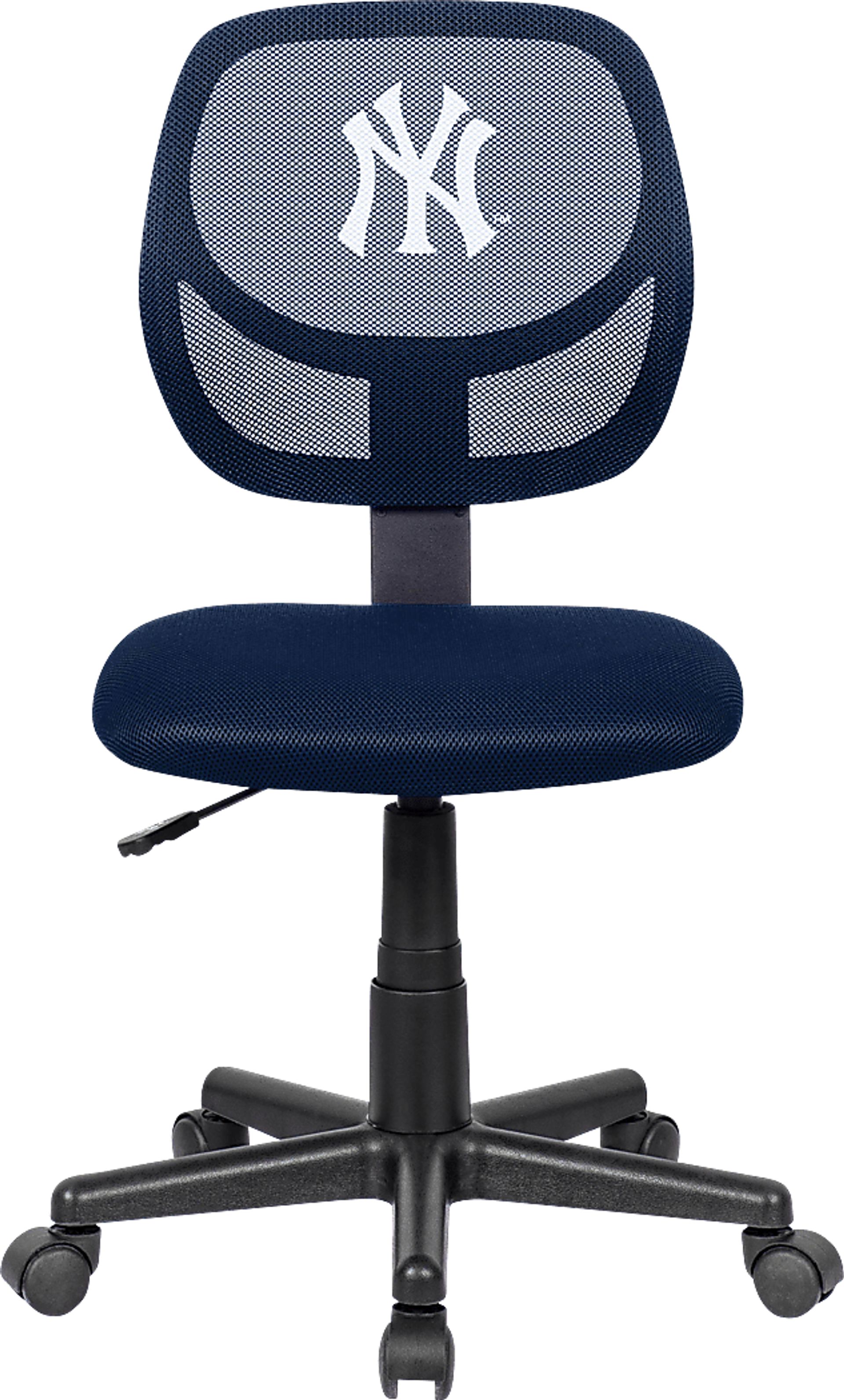 Ball Hacker MBL New York Yankees Navy Desk Chair - Image 2