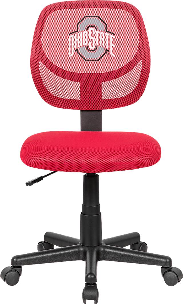 Ball Hacker NCAA Ohio State Red Desk Chair - Thumbnail - Image 3