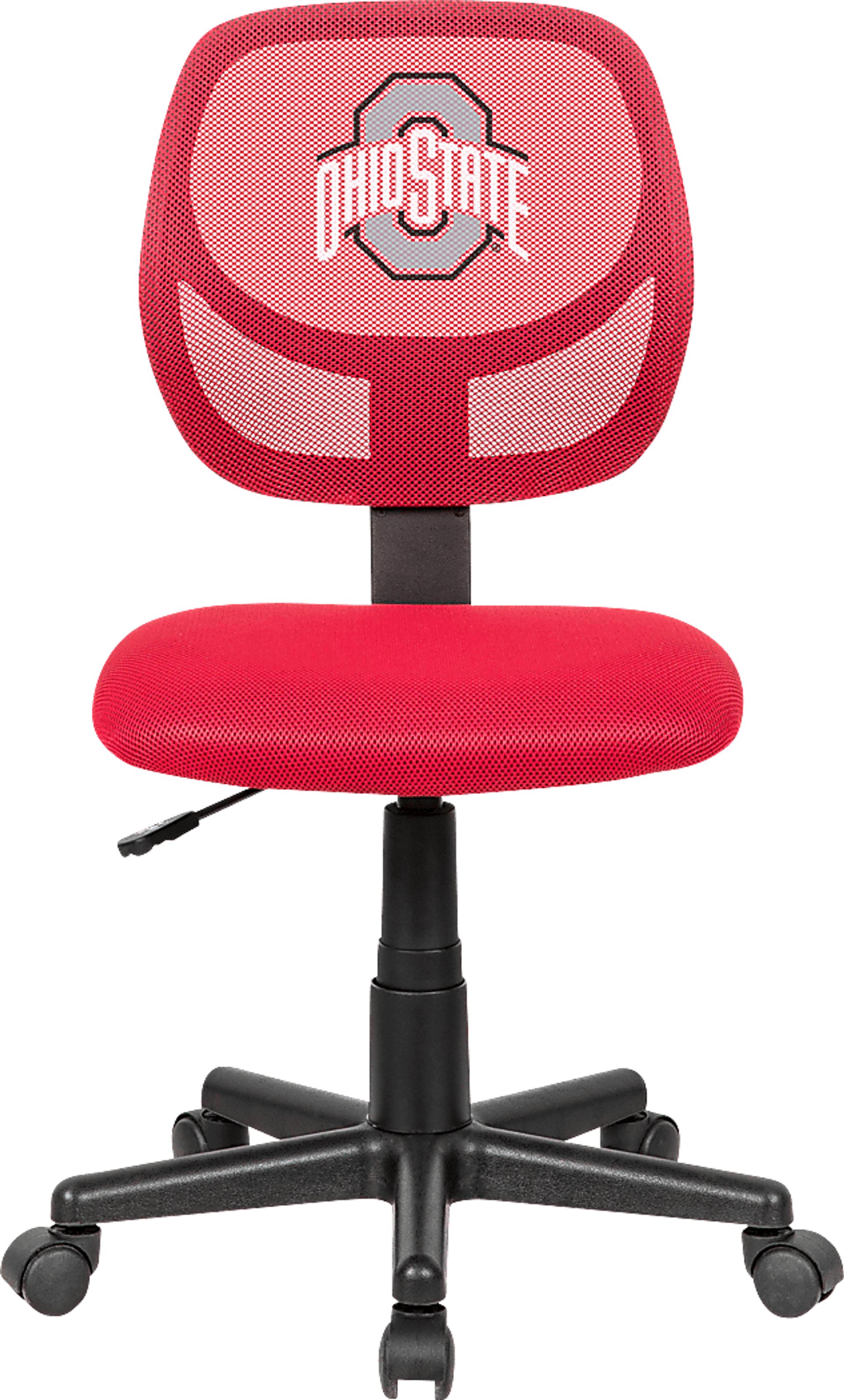 Ball Hacker NCAA Ohio State Red Desk Chair - Image 3