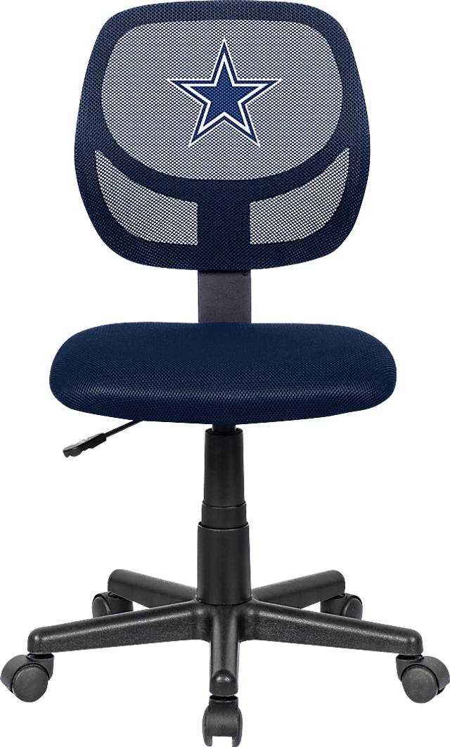 Dallas Cowboys Navy Desk Chair - Thumbnail - Image 2