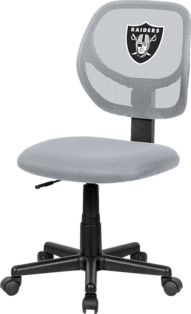 Las Vegas Raiders Gray Desk Chair - Thumbnail - Image 1