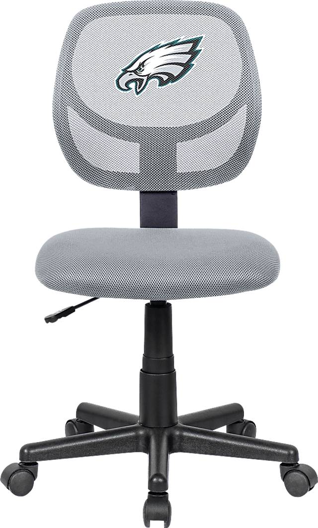 Philadelphia Eagles Gray Desk Chair - Thumbnail - Image 2