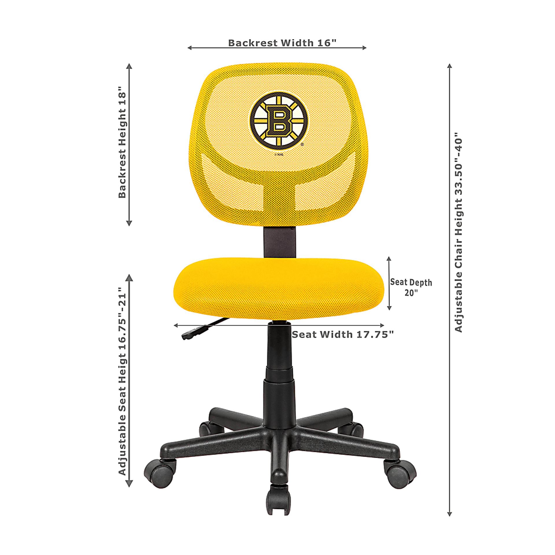 Boston Bruins Yellow Desk Chair - Image 5