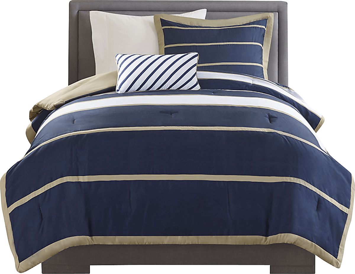 Navy Blue Twin Comforter