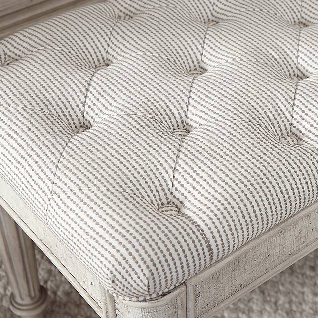 Ballantrai Cream Accent Bench - Thumbnail - Image 2