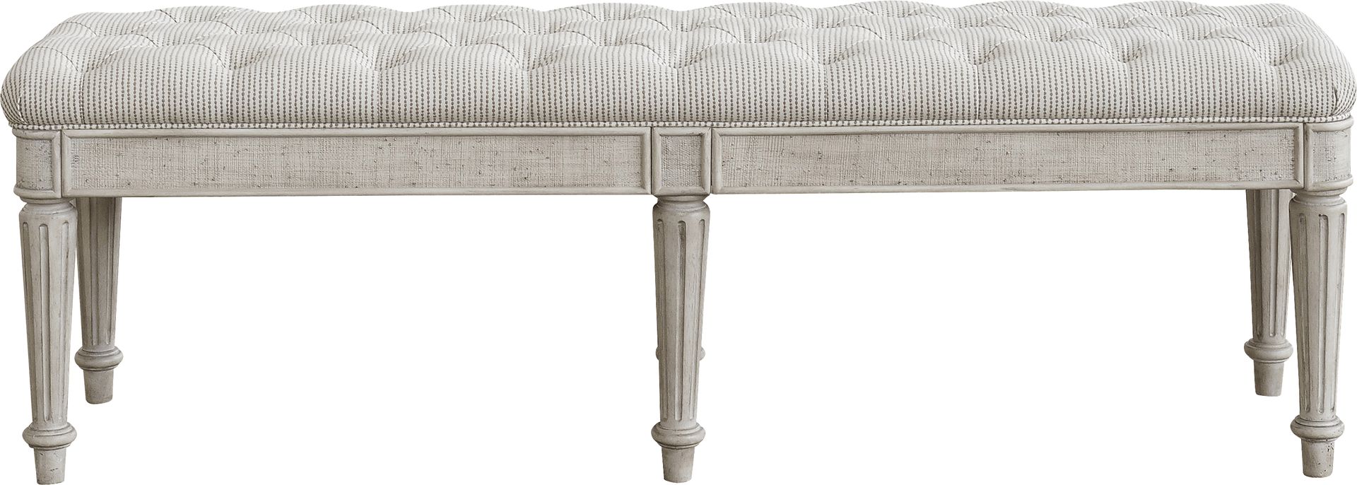 Ballantrai Cream Accent Bench - Image 3